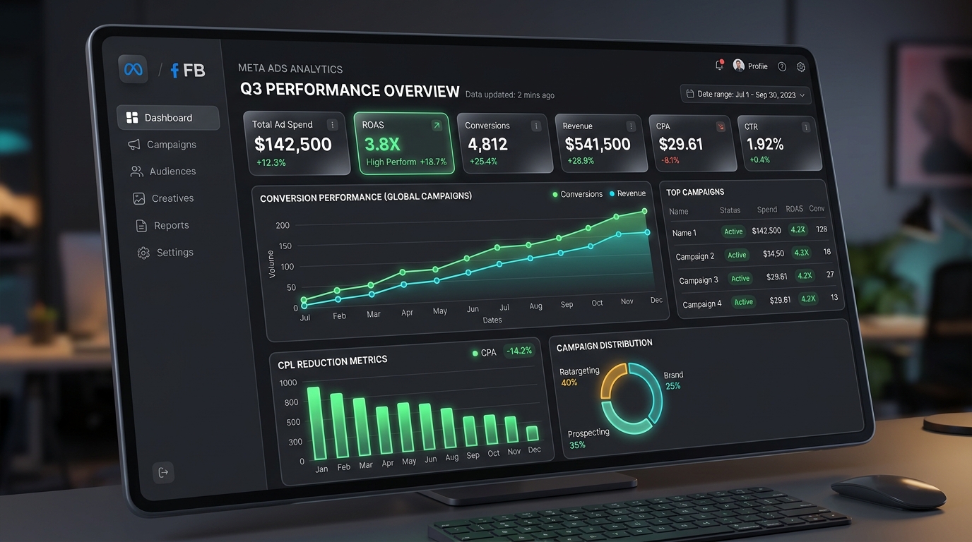Meta Ads Dashboard Optimization